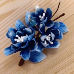 Small blue peony