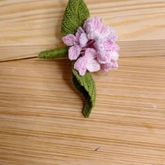 Hydrangea brooch