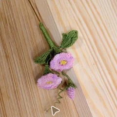 Morning glory brooch