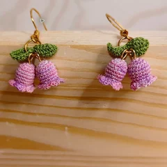 Lily-of-the-valley earrings