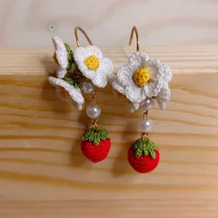 Strawberry earrings