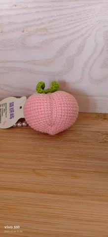 Crochet peach